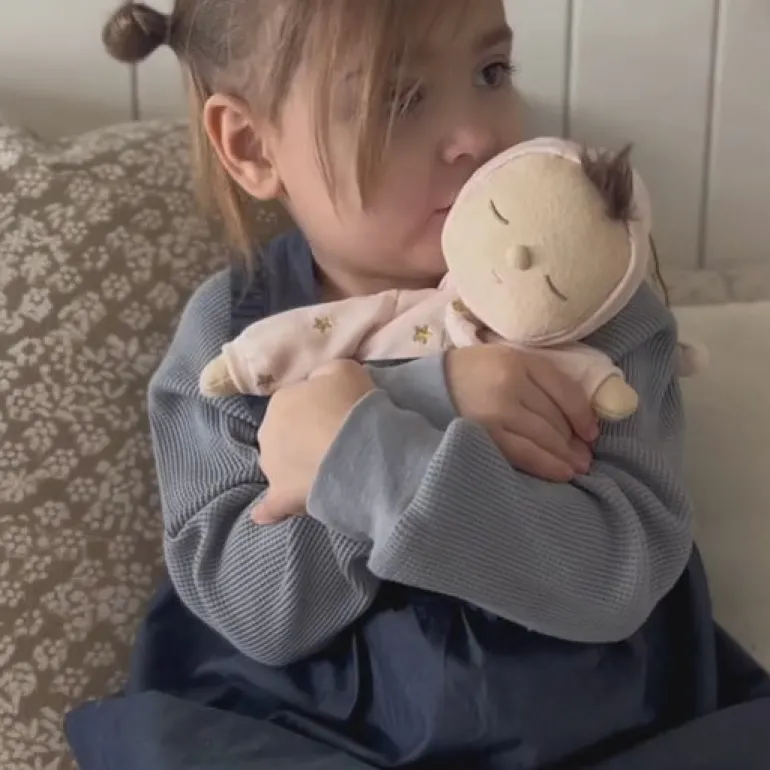 Olli Ella Lullaby Dozy Dinkums -Luna Ballet Pink
