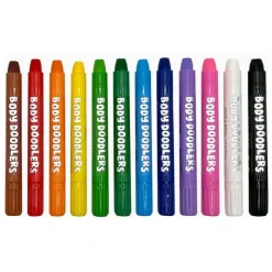 Ooly Body Doodlers Face & Body Crayons - Set of 12 Colors