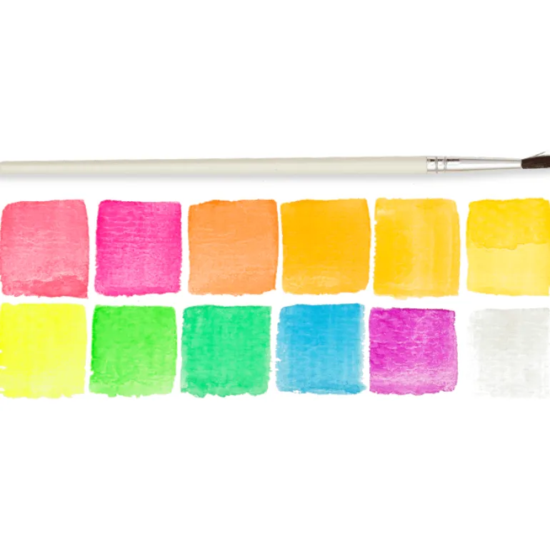 Ooly Chroma Blends Watercolor Paint Set: Neon