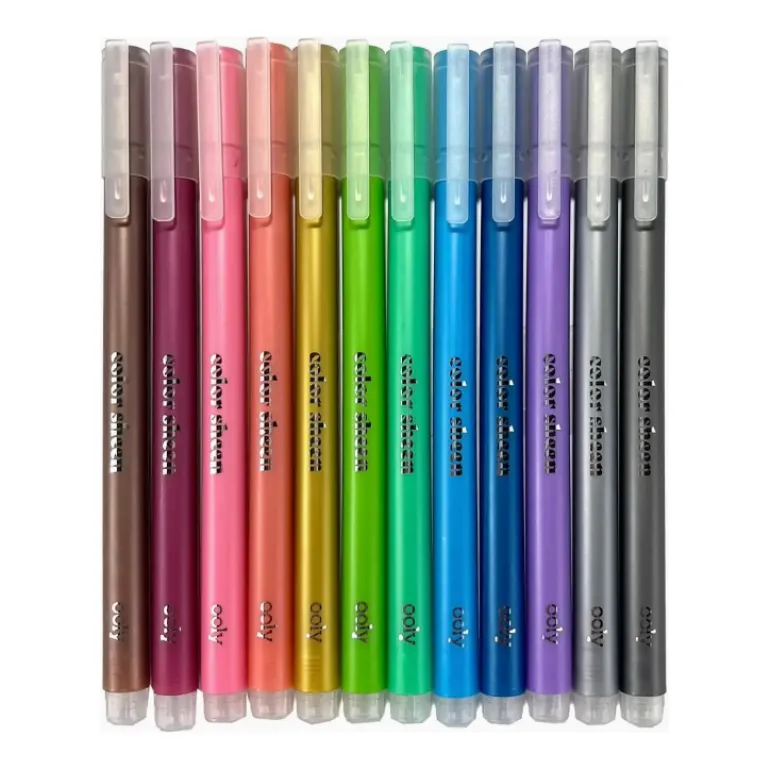 Ooly Color Sheen Metallic Gel Pens - Set of 12