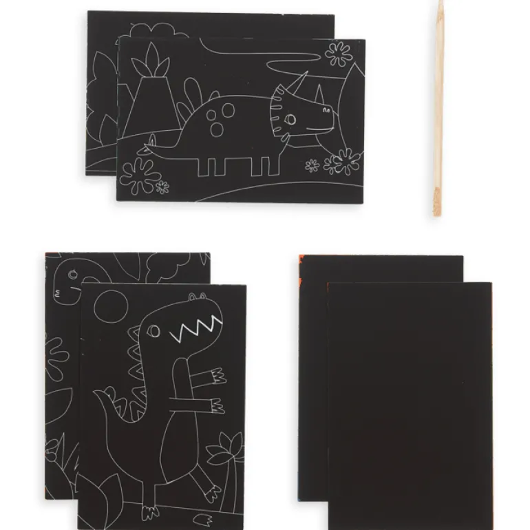 Ooly Mini Scratch & Scribble Art Kit- Dino Days
