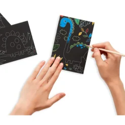 Ooly Mini Scratch & Scribble Art Kit- Dino Days
