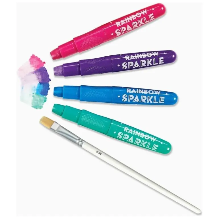 Ooly Rainbow Sparkle Metallic Watercolor Gel Crayons - Set of 12 - NEW