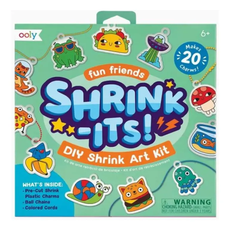 Ooly Shrink-Its! D.I.Y. Shrink Art Kit - Fun Friends