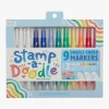 Ooly Stamp-A-Doodle Double Ended Markers- Set of 12