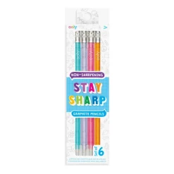 Ooly Stay Sharp Pencils- Rainbow
