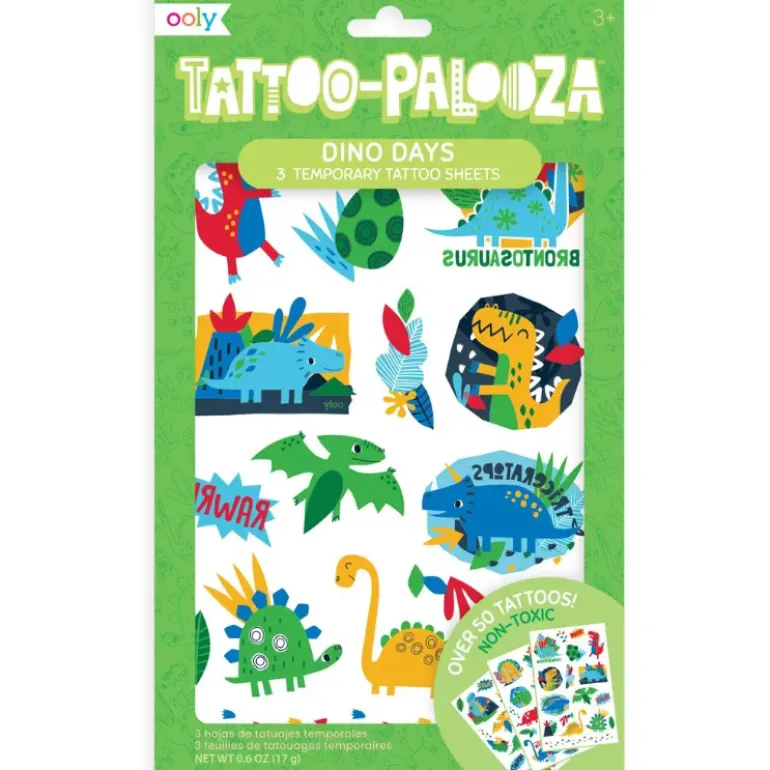 Ooly Tattoo Palooza Temporary Tattoo: Dino Days