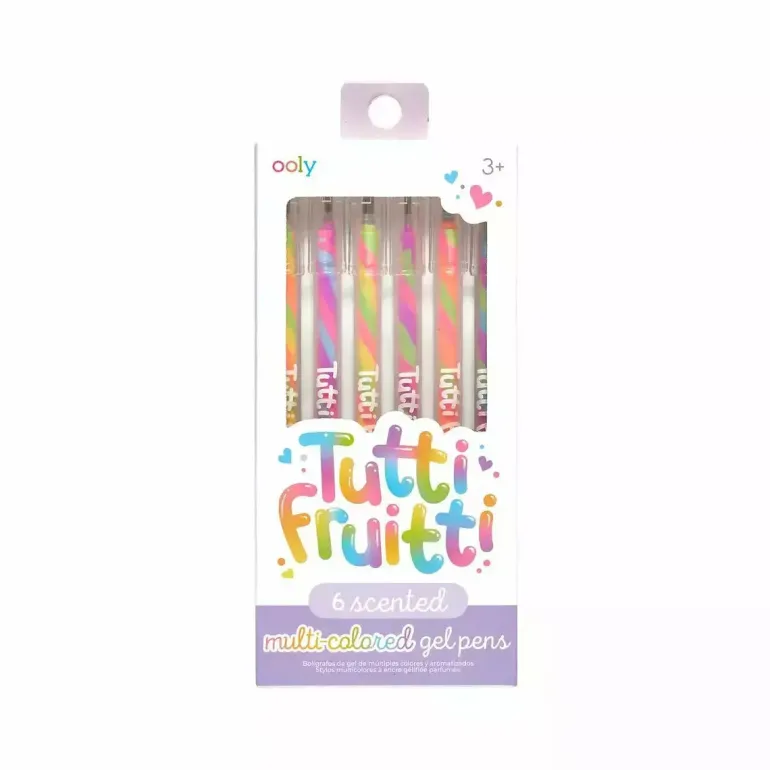 Ooly Tutti Fruitti Scented Colored Gel Pens- Set of 6