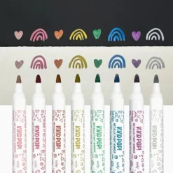 Ooly Vivid Pop! Water-Based Paint Markers: Metallic