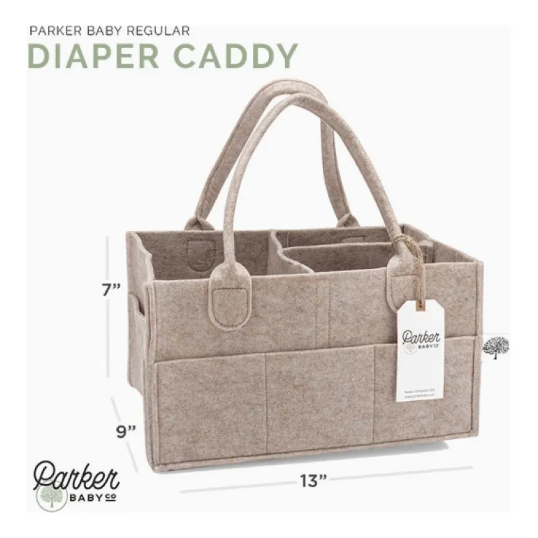Parker Baby Company Diaper Caddy- Regular Oatmeal