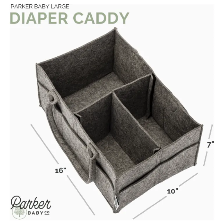 Parker Baby Company Diaper Caddy- Regular Peppercorn