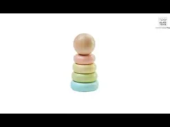 Plan Toys - First Stacking Ring Pastel