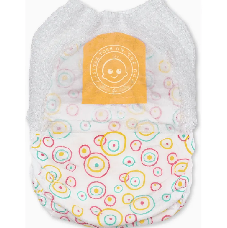 Products on the Go- Medium Little Toes Natural Disposable Swimmy Diapers 2 Pack
