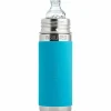 Pura Insulated Sippy Cup w/ Sleeve - Aqua