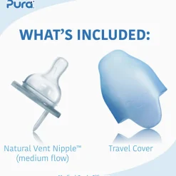 Pura Kiki 9oz Insulated Infant Bottle