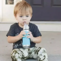Pura Non Insulated Straw Cup w/ Sleeve - Rose