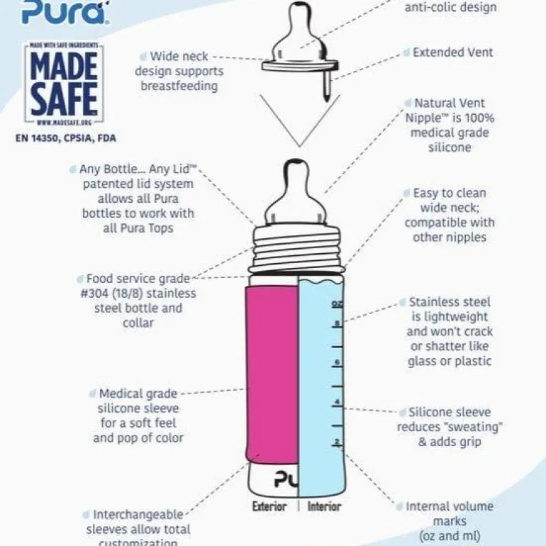 Pura 11oz Infant Bottle