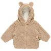 Quincy Mae Bear Jacket - Beige