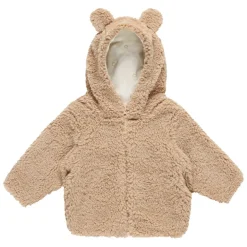 Quincy Mae Bear Jacket - Beige