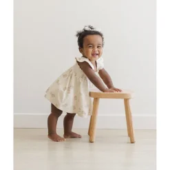 Quincy Mae Smocked Jersey Dress - Puppies