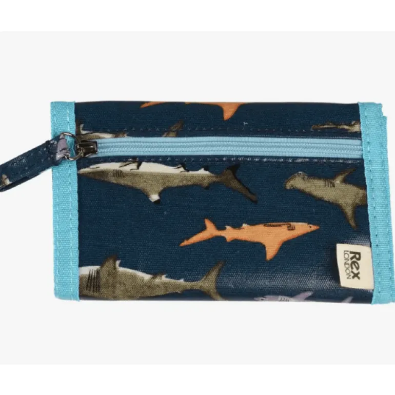 Rex London Children's Wallet - Sharks