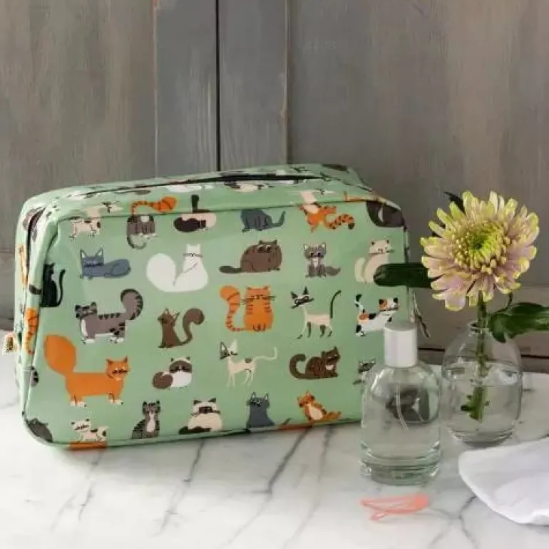 Rex London -Wash Bag - Nine Lives