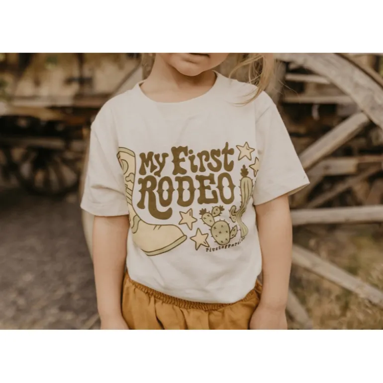Rivet Apparel Co. My First Rodeo Western Kids Tee