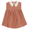 Rylee + Cru Collared Babydoll Dress - Poppy Check