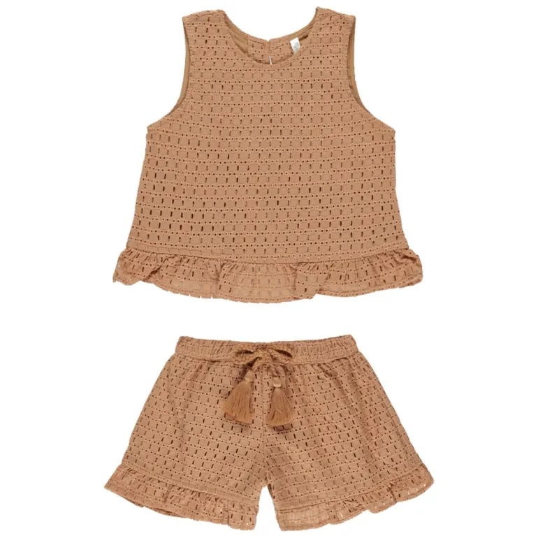 Rylee + Cru Leonie Set - Grapefruit