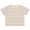 Rylee + Cru Relaxed Tee - Grapefruit Stripe