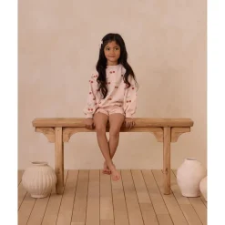 Rylee + Cru Summer Terry Set- Cherries