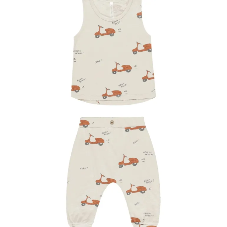 Rylee + Cru Tank + Slouch Pant Set - Moped