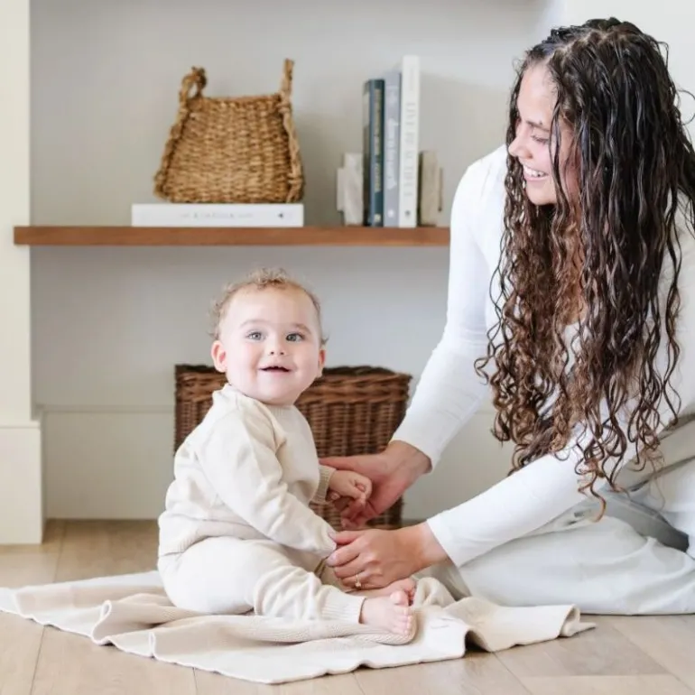 Saranoni Heirloom Cotton Knit Receiving Blankets