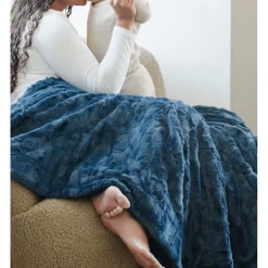 Saranoni Patterned Faux Fur Throw Blankets
