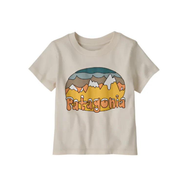 Spring 2025 Patagonia Baby Fitz Roy Flurries T-Shirt