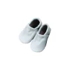Starry Knight Spring Leather Moccasin Baby Booties- Powder Blue