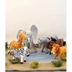 Tara Treasures Felt Safari Zebra Toy