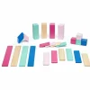 Tegu 24 Piece Magnetic Wooden Block Set: Blossom