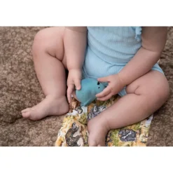 Tikiri Bird Natural Teether, Rattle & Bath Toy