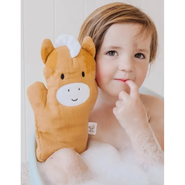 Tikiri Farm Baby Mitt - Horse