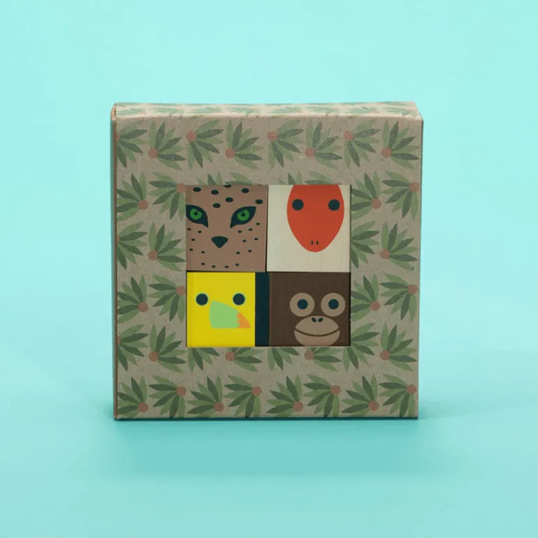 Uncle Goose Cubelings Jungle Blocks