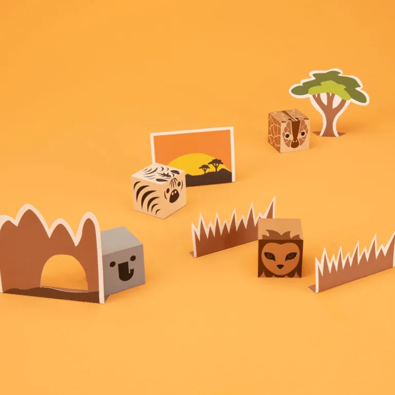 Uncle Goose Cubelings Safari Blocks