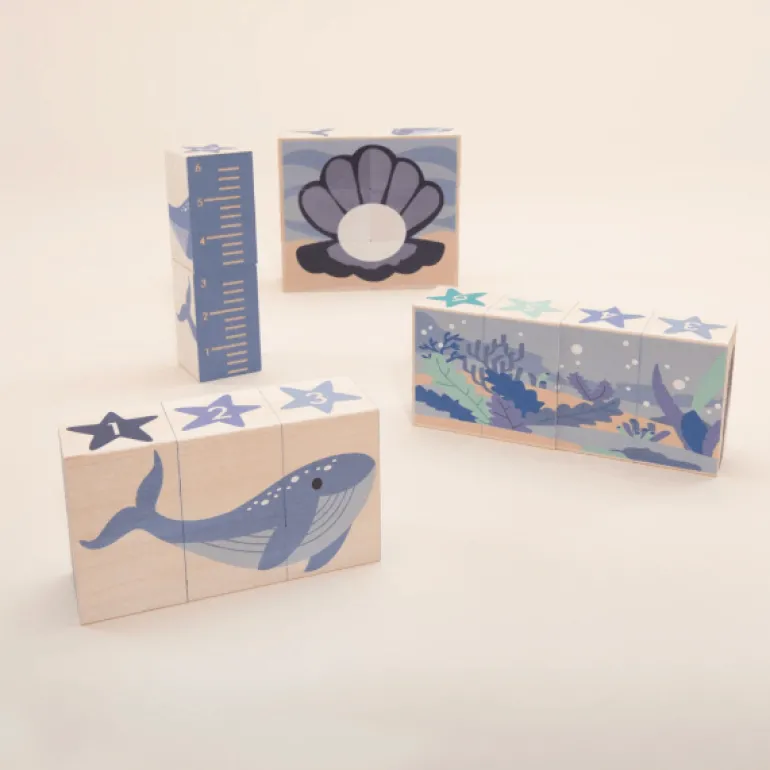 Uncle Goose Environments Blocks- Ocean