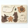 Wee Gallery Wooden Tray Puzzle - Ocean Animals 2nd Edition