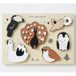 Wee Gallery Wooden Tray Puzzle - Birds