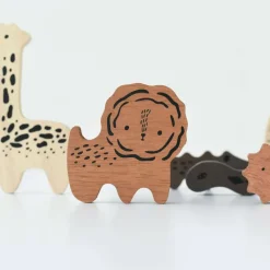 Wee Gallery Wooden Tray Puzzle - Safari Animals 2nd Edition