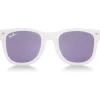 WeeFarers Polarized Sunglasses -  White w/ Purple