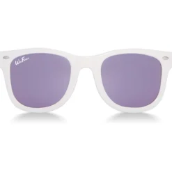 WeeFarers Polarized Sunglasses - White w/ Purple