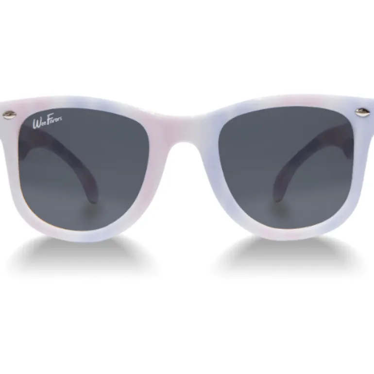 WeeFarers Polarized Sunglasses - Tie Dye Pink-Purple