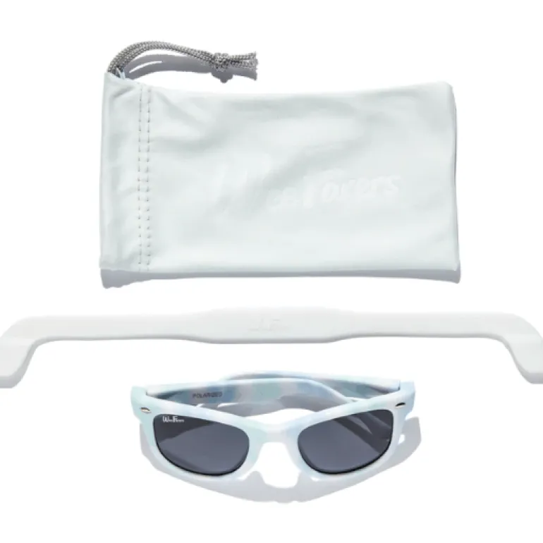 WeeFarers Polarized Sunglasses - Tie Dye Blue-Green